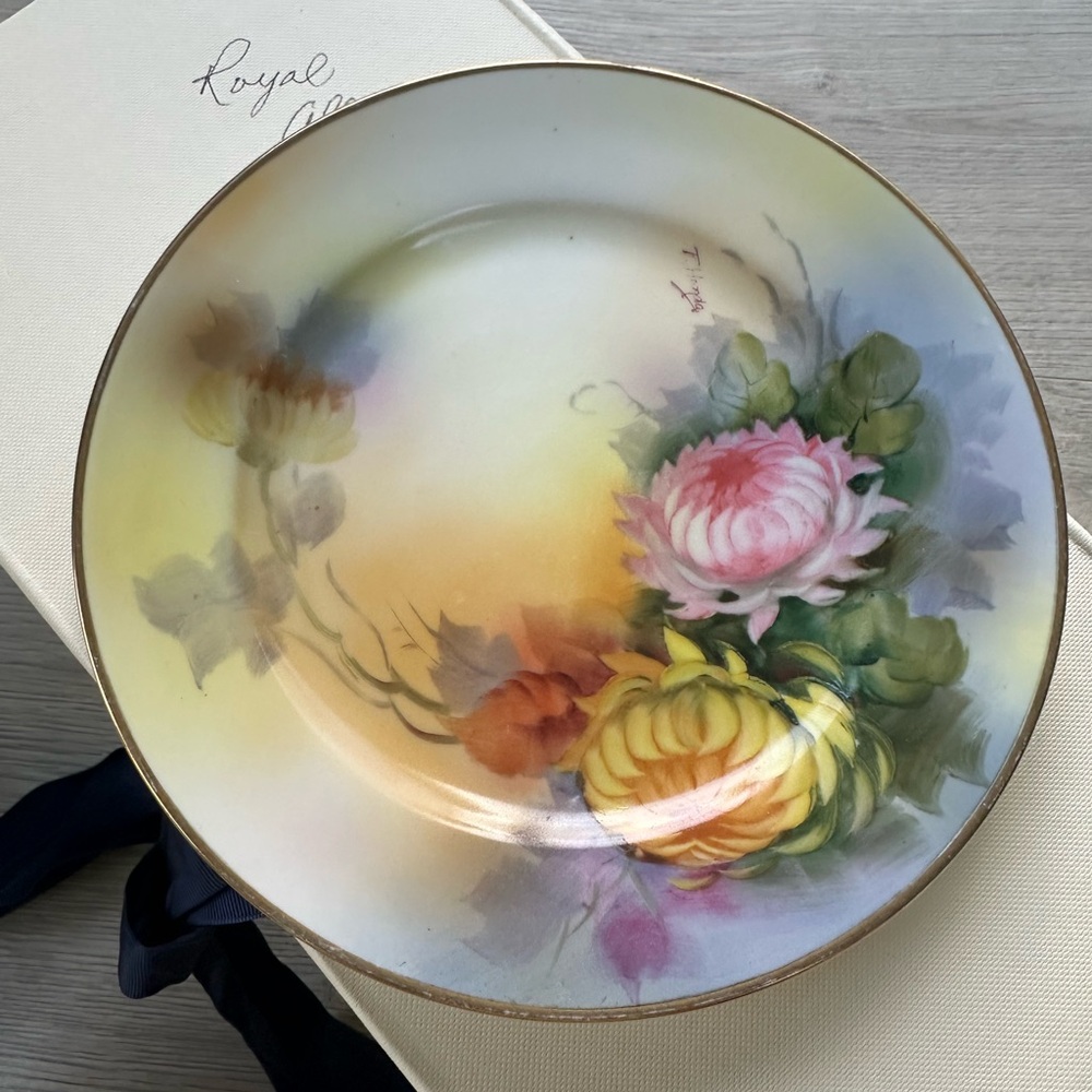 Noritake Floral Plate 7.5” Made in Japan